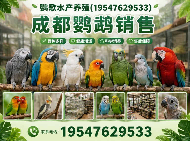 温江区非洲灰鹦鹉展示图